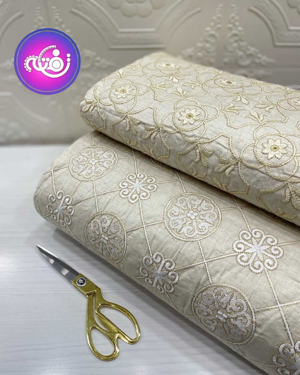 لینن سوزن دوزی سنتی