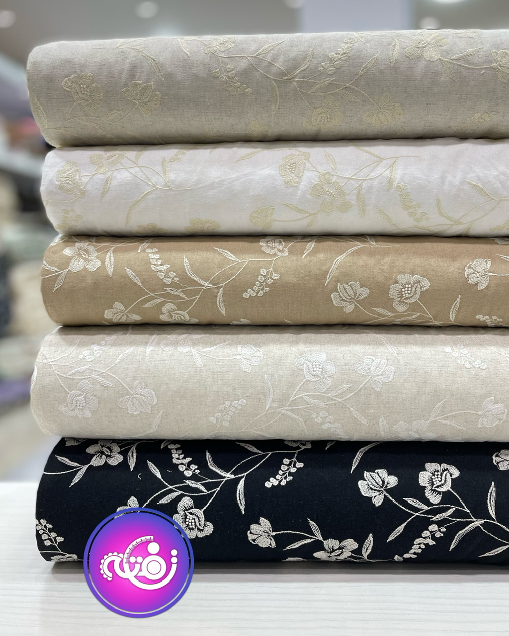 لینن سوزن دوزی طرح فریزیا