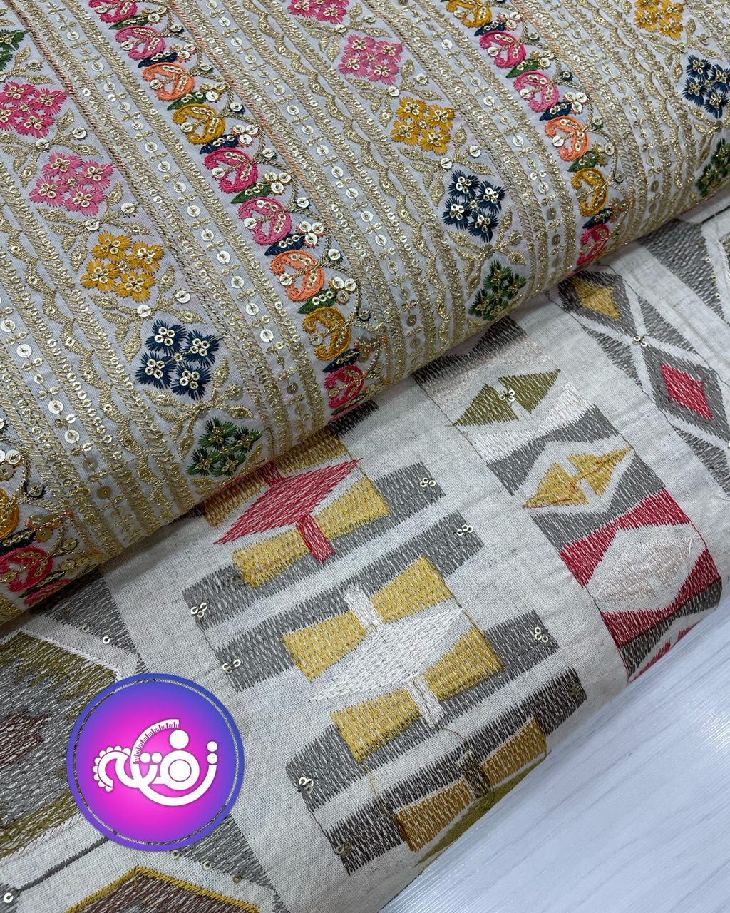 لینن سوزن دوزی 9