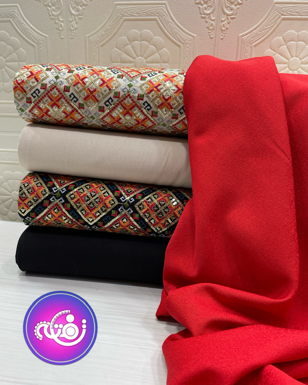 لینن سوزن دوزی طرح بلوچی