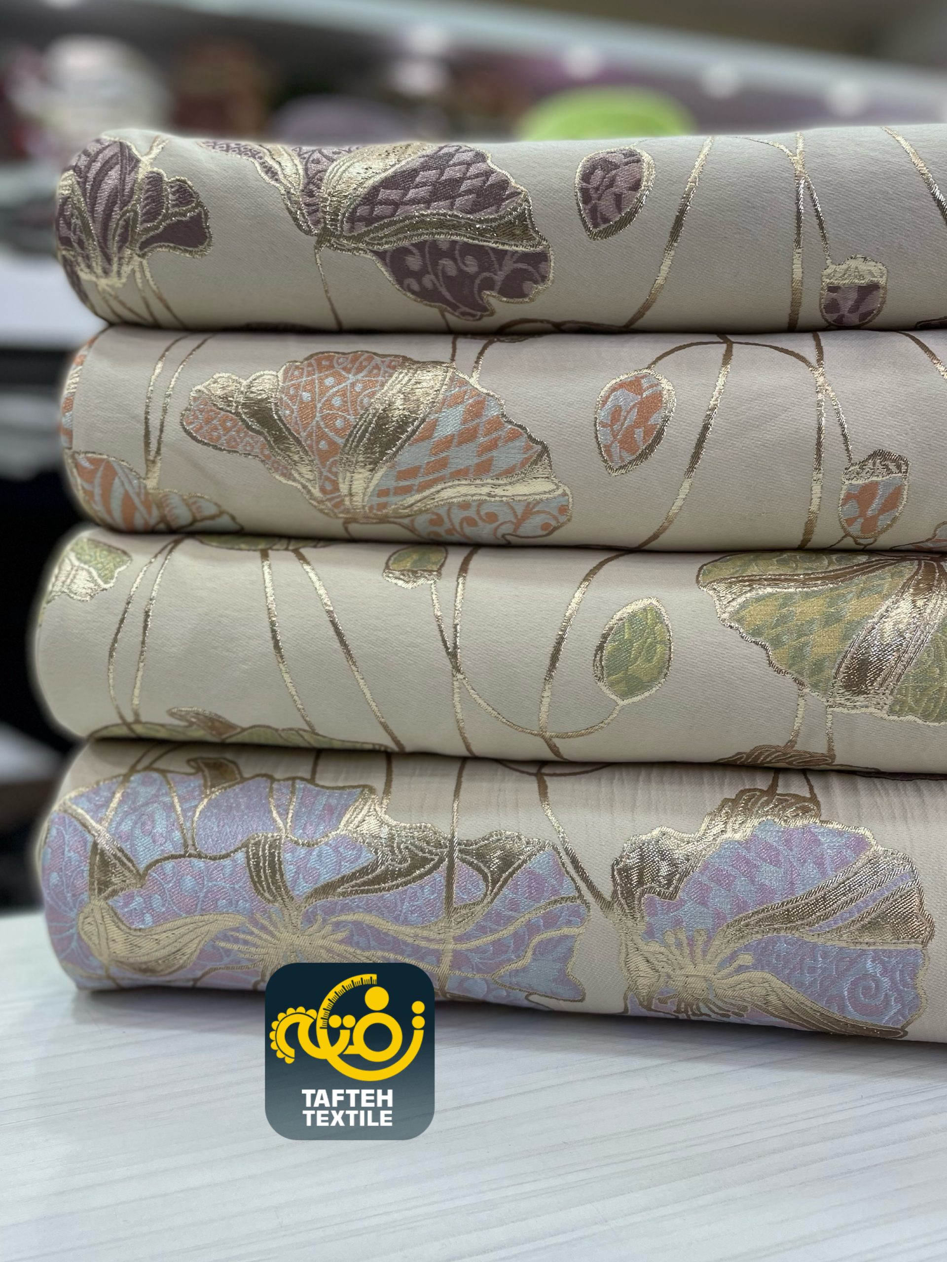 تافته ژاکارد گلدار 1