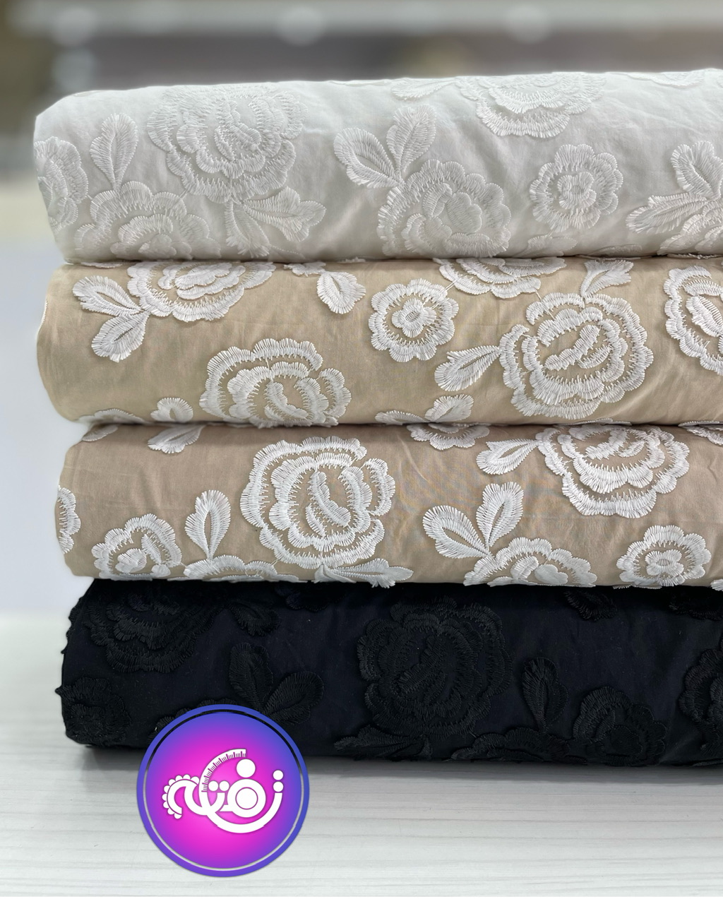 وال اپلیکه طرح رز