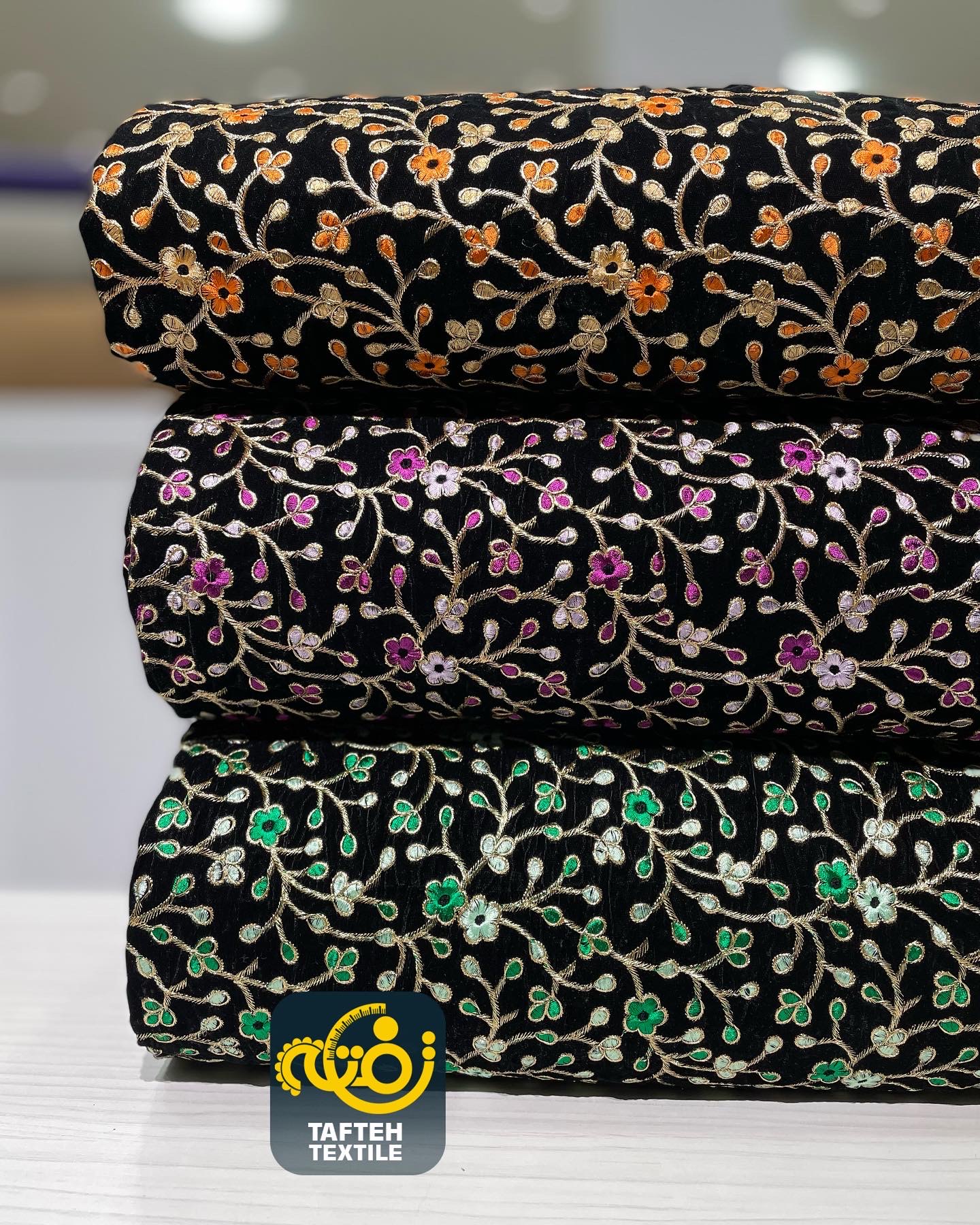 مخمل سوزن دوزی 5