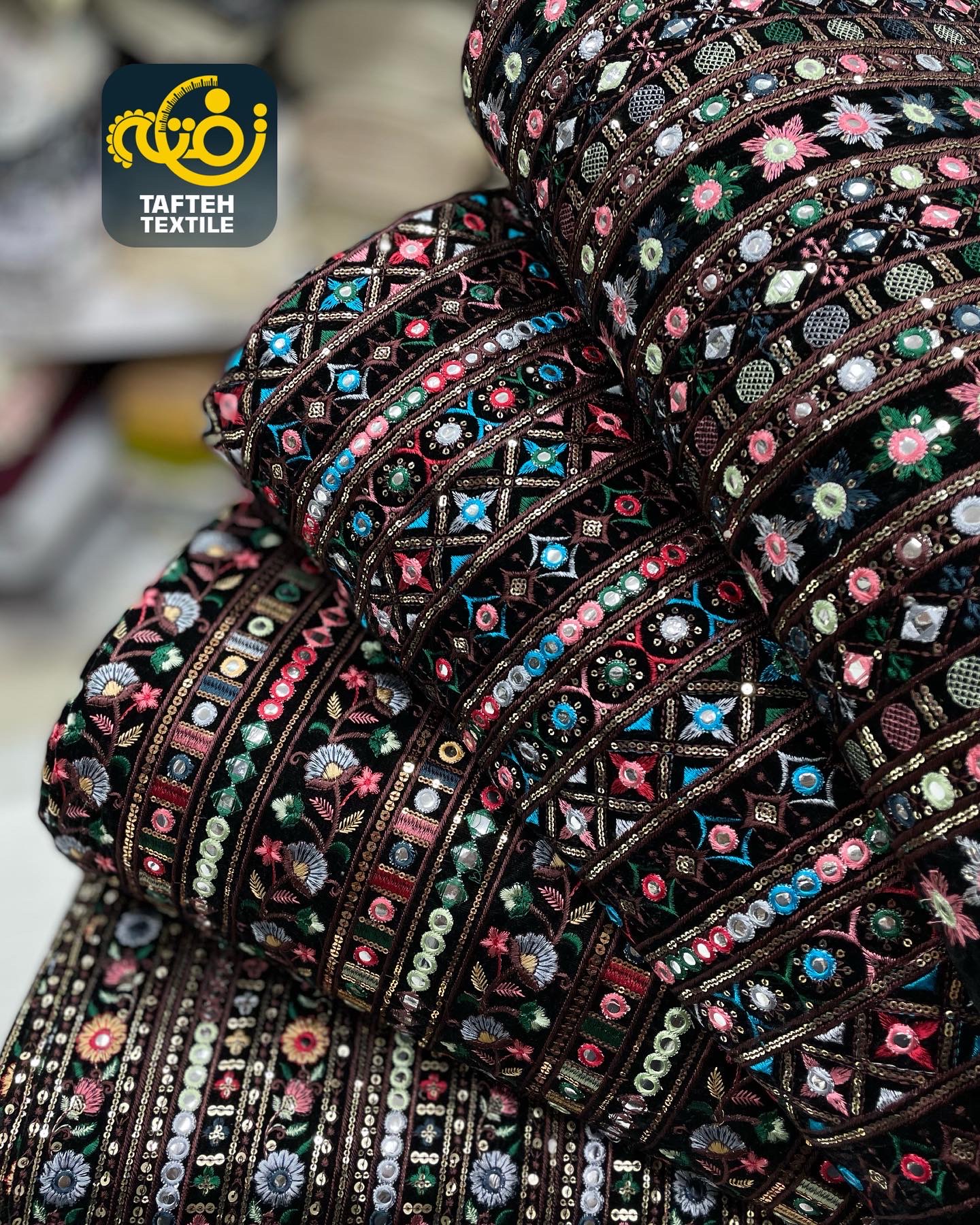 مخمل سوزن دوزی 8