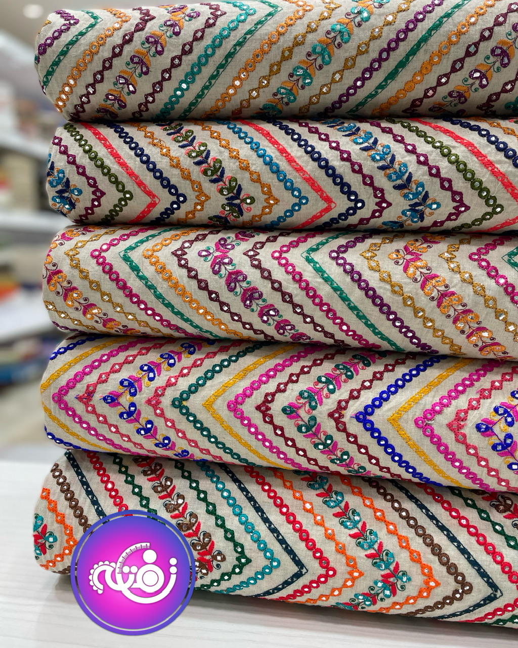 لینن سوزن دوزی کنگره ای