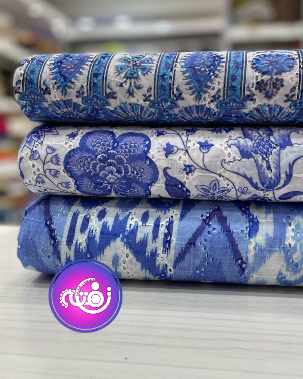 وال خامه دوزی طرح دریا