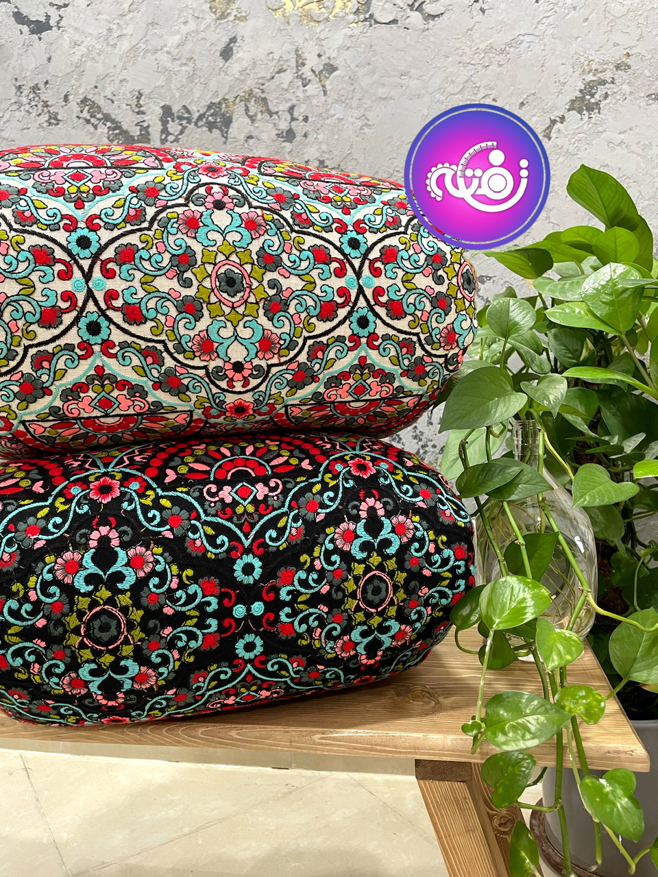 پارچه لینن سوزندوزی