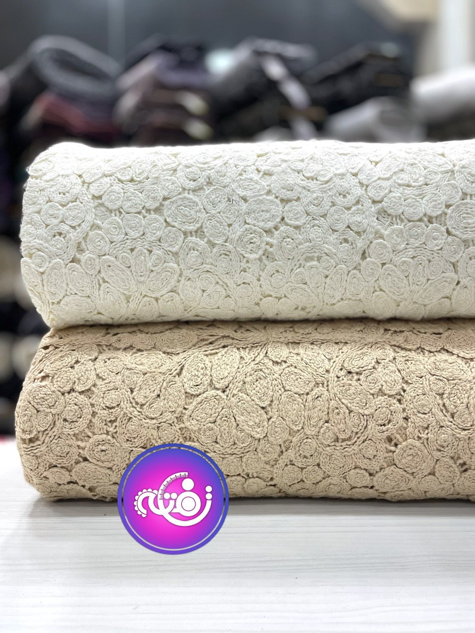 پارچه گیپور تاول