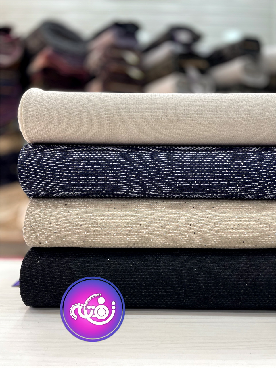 پارچه لینن کوک دوزی