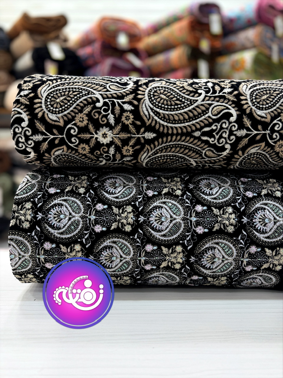 پارچه مخمل سوزندوزی