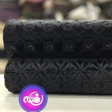 پارچه مخمل روبان دوزی
