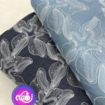 پارچه لینن روبان دوزی