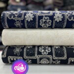 پارچه ی لینن قیطان دوزی