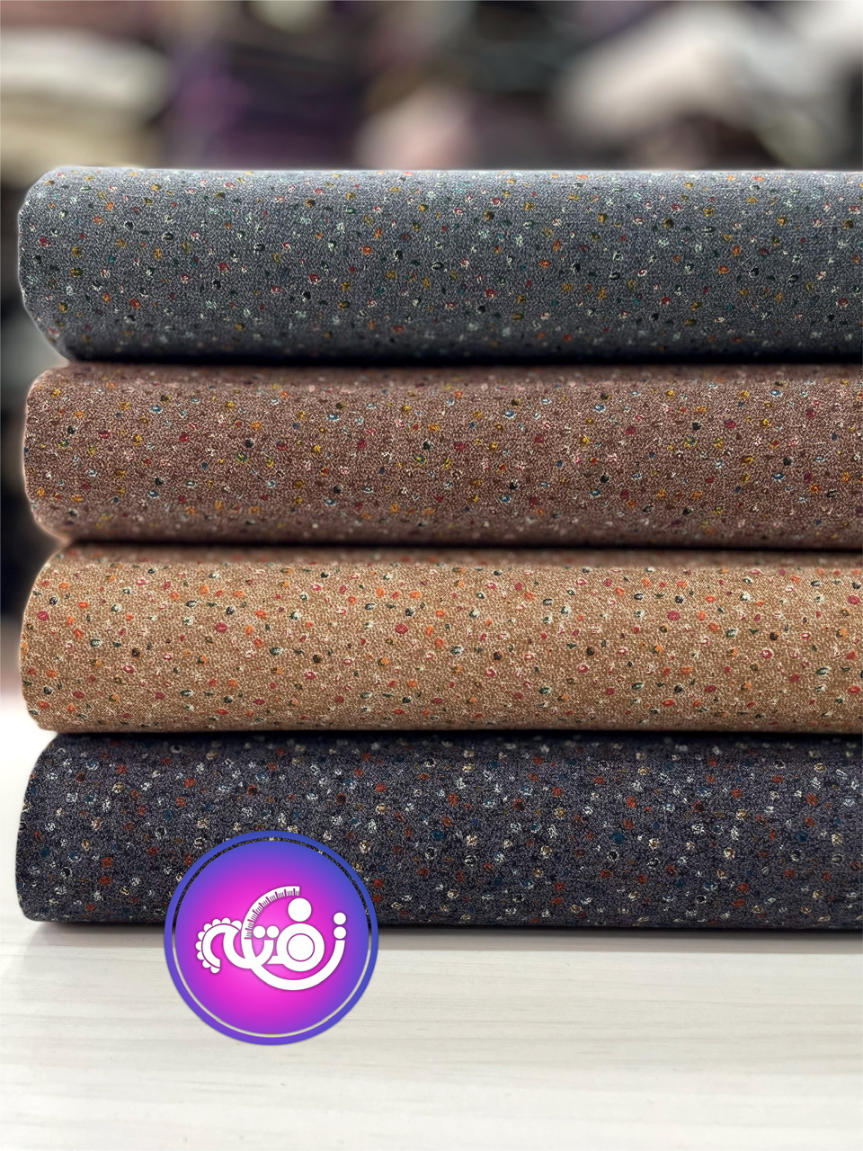 کرپ نخ خالدار