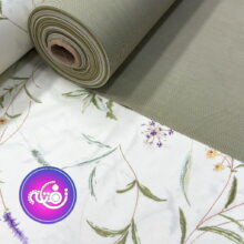 پارچه ملحفه کتان طرح گلناز