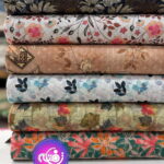 پارچه کتان خامه دوزی