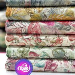 پارچه باتیک طلاکوب