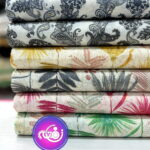 پارچه باتیک طلاکوب