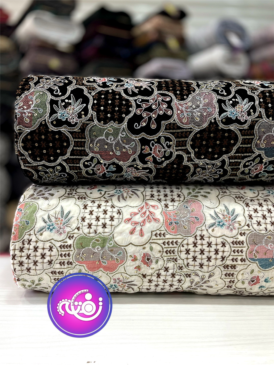 پارچه مخمل سوزندوزی