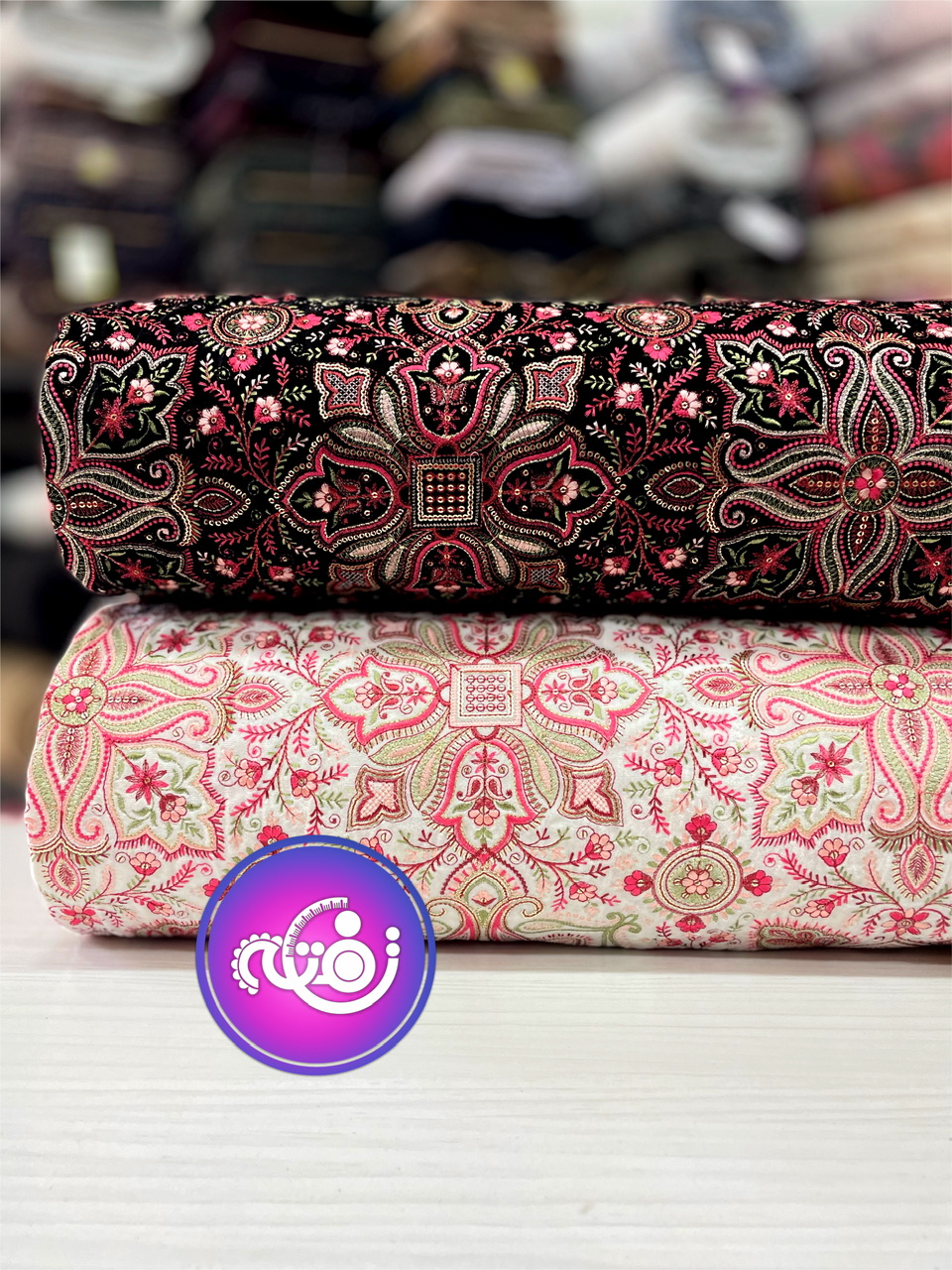 پارچه مخمل سوزندوزی