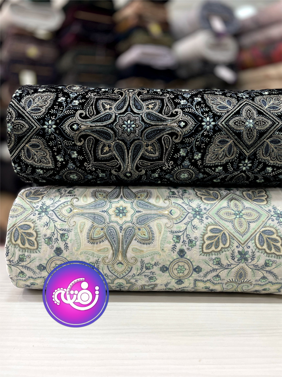 پارچه مخمل سوزندوزی