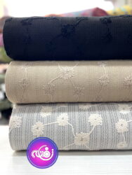 پارچه دانتل پشت موهر