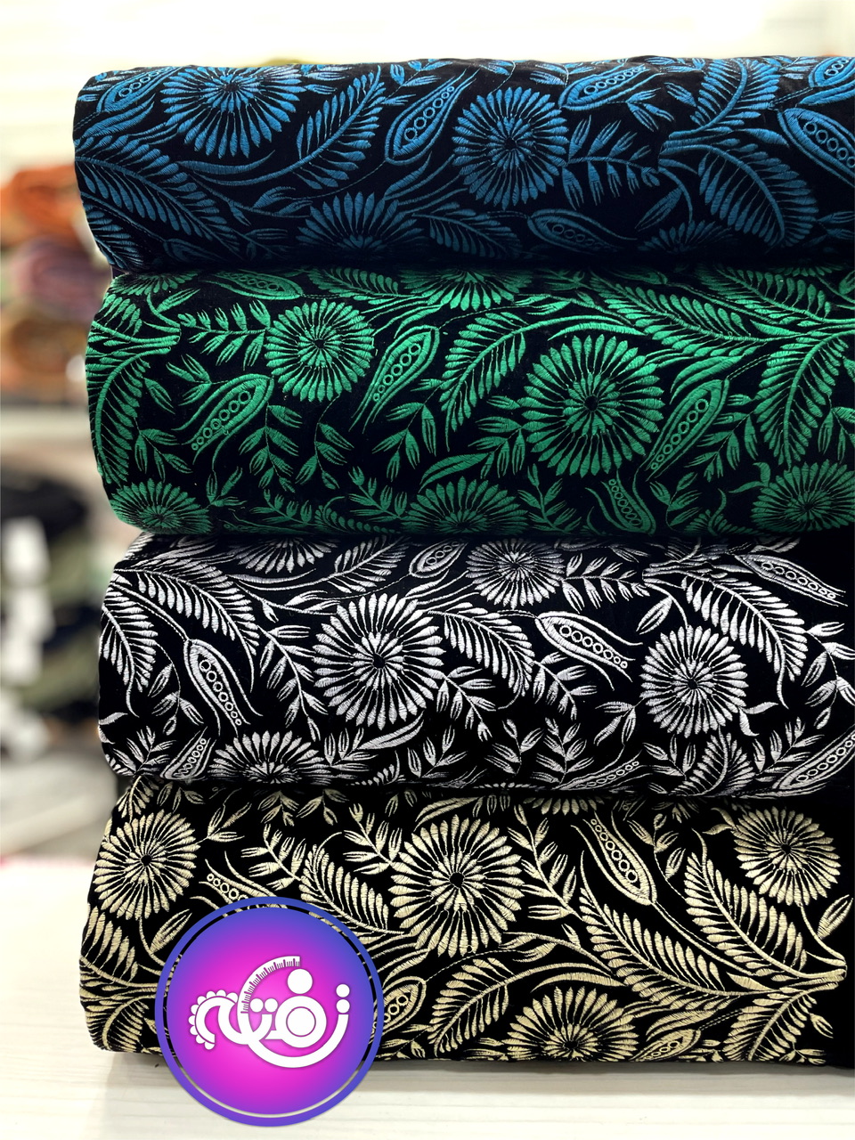 پارچه مخمل سوزندوزی