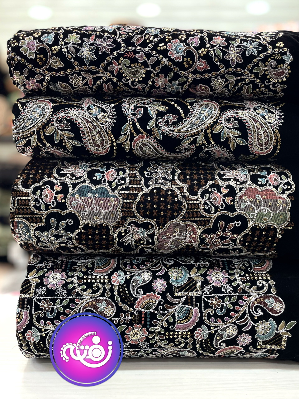 پارچه مخمل سوزندوزی