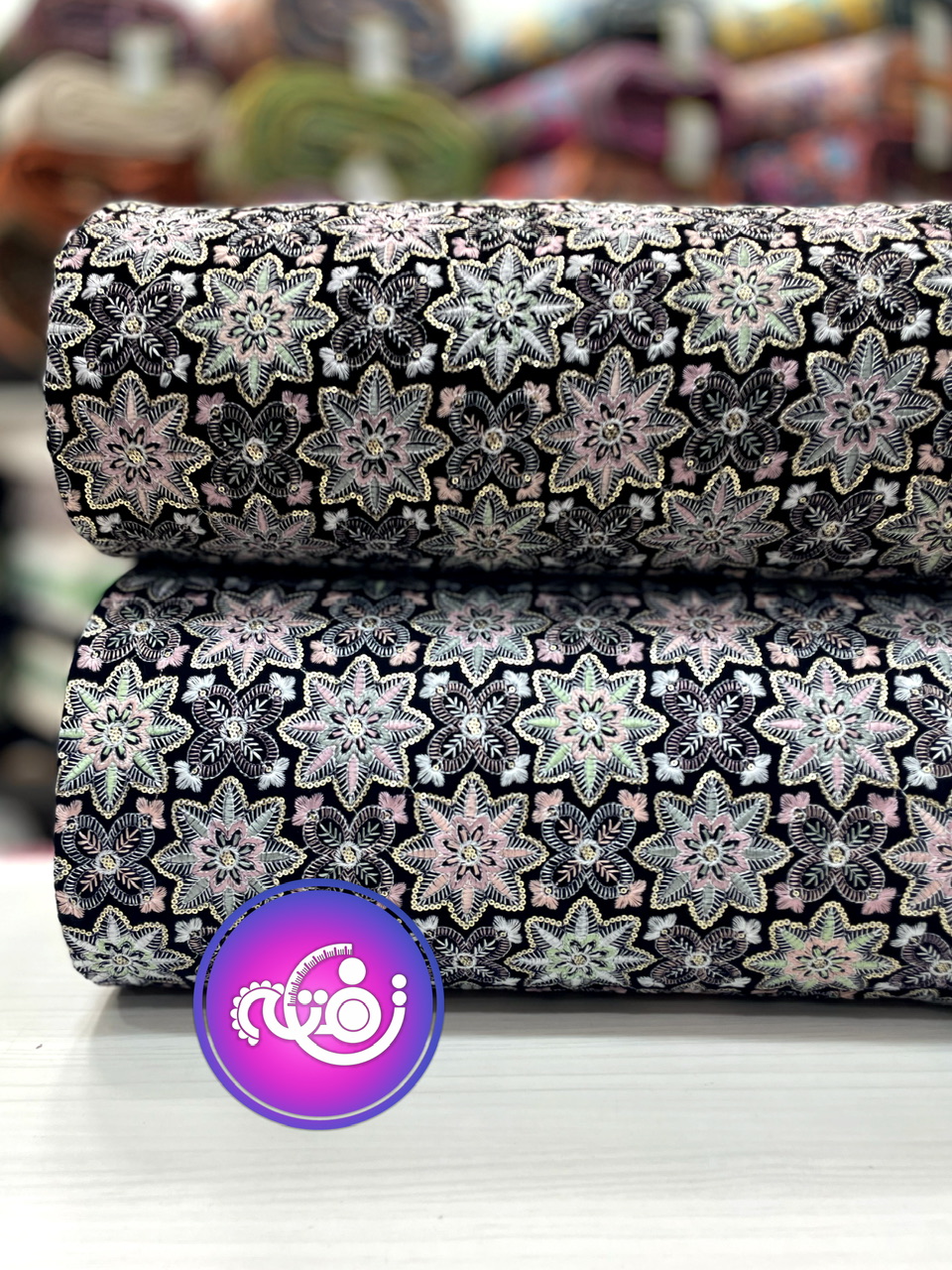 پارچه مخمل سوزندوزی