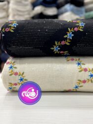 پارچه لینن سوزندوزی