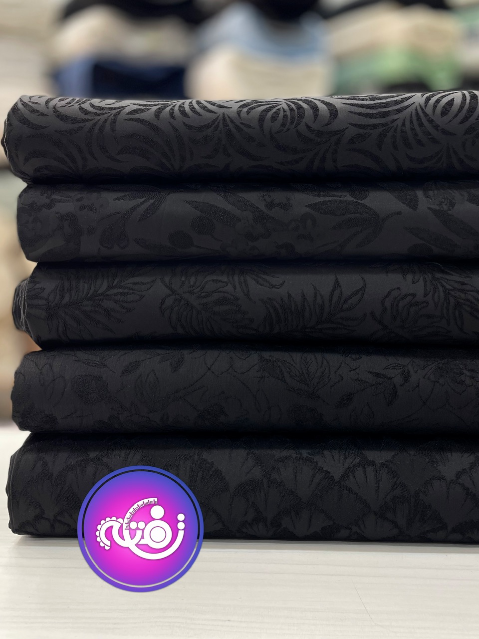 پارچه ژاکارد ابریشم پوکو